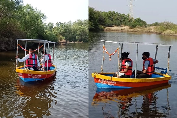 सौर ऊर्जेवरील बोट -पालघरच्या आयटीआयच्या विद्यार्थ्यांची संकल्पना