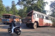 जव्हार मध्ये दोन एसटी बसचा एकमेकांना धडकून भीषण अपघात