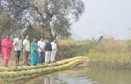 श्रमदानातून बांधला वनराई बंधारा