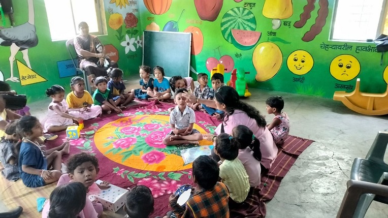 पोषण अभियानाचा लाभ घेत कुपोषित बालक झालं सुदृढ