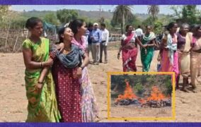 पालघर मध्ये आक्रोश, एकाच वेळी १२ अंत्यसंस्कारांनी गाव सुन्न