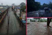 पालघर मध्ये मुसळधार पावसाने जनजीवन विस्कळीत