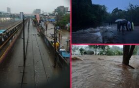 पालघर मध्ये मुसळधार पावसाने जनजीवन विस्कळीत